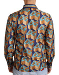 Load image into Gallery viewer, Dolce & Gabbana Elegant silk casual shirt with DG logo
