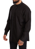 Load image into Gallery viewer, Dolce & Gabbana Elegant black men's shirt made of 100% cotton
