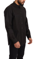 Load image into Gallery viewer, Dolce & Gabbana Elegant black men's shirt made of 100% cotton
