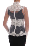 Load image into Gallery viewer, Dolce & Gabbana Elegant white lace blouse top with floral pattern
