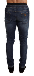 Load image into Gallery viewer, Dolce & Gabbana Elegant dark blue skinny jeans
