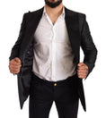 Load image into Gallery viewer, Dolce & Gabbana Elegant Black Metallic Slim Fit Blazer Jacket
