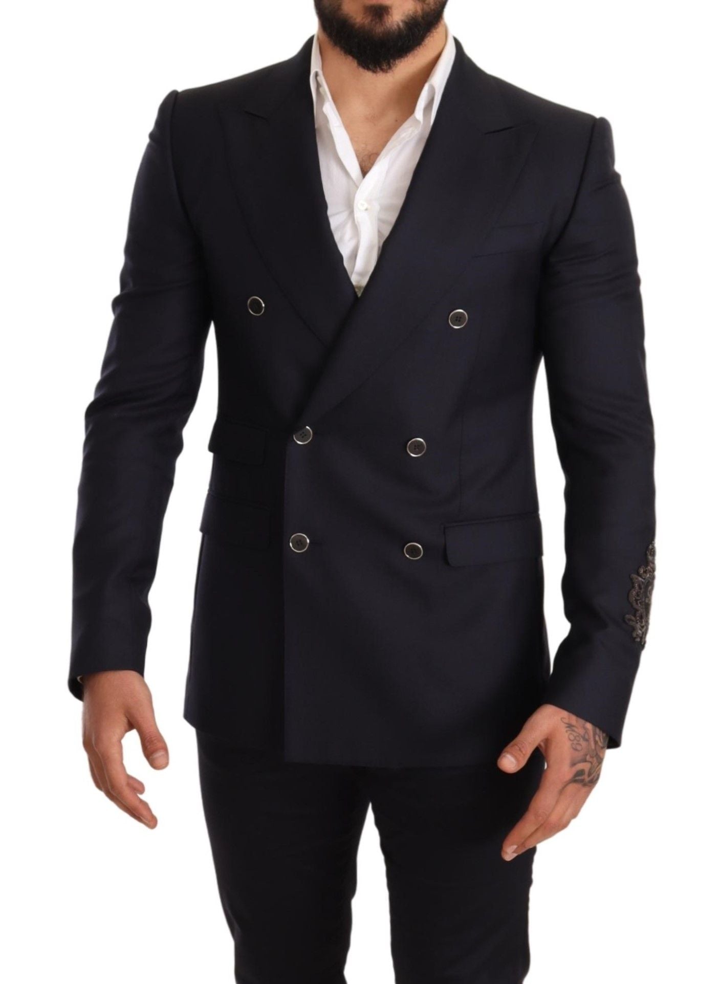 Dolce & Gabbana Eleganter Blazer aus einer Kaschmir-Seiden-Mischung