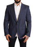 Load image into Gallery viewer, Dolce & Gabbana Elegant, slim-fit blazer in striped wool
