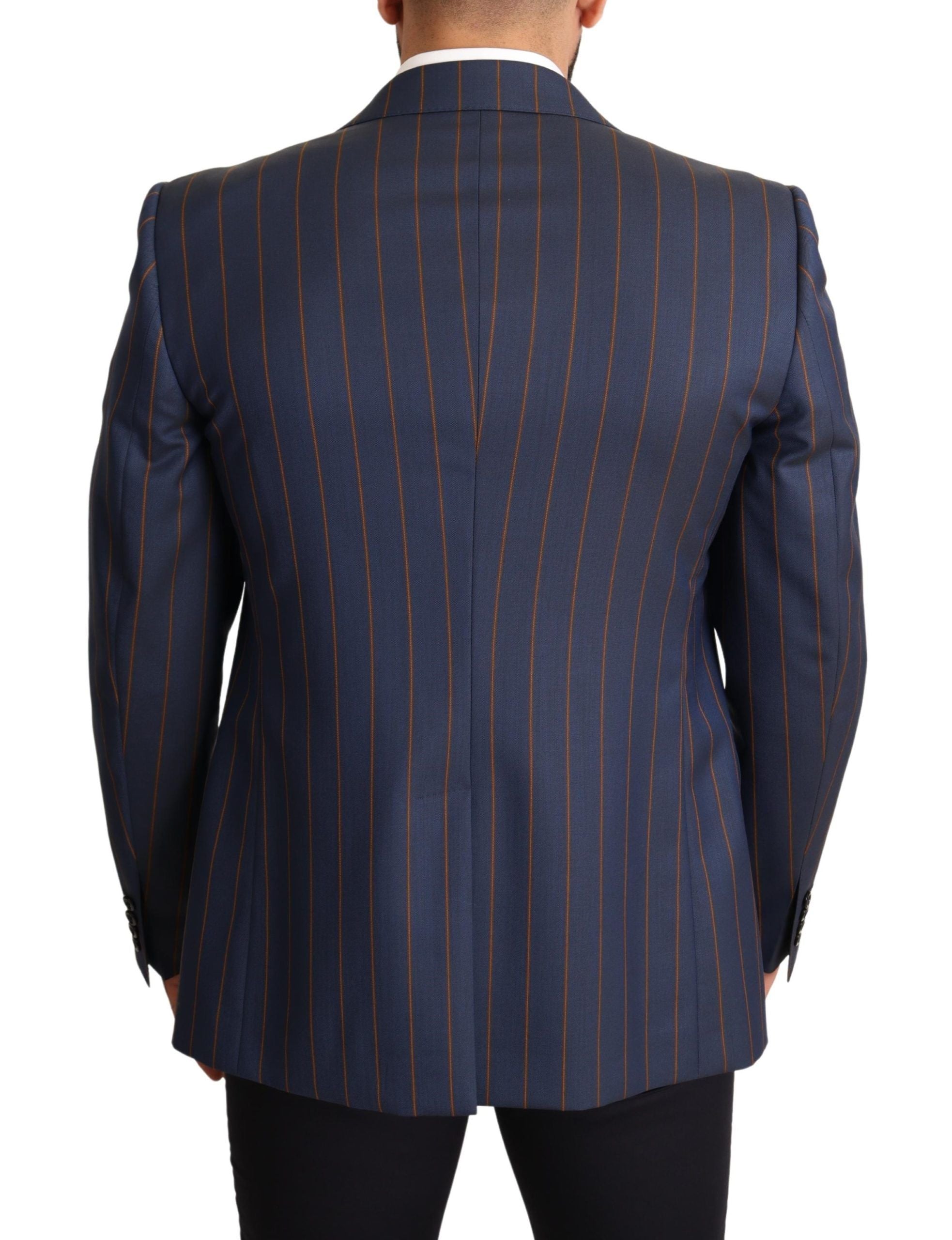 Dolce &amp; Gabbana Elegant, slim-fit blazer in striped wool