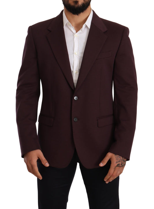 Dolce & Gabbana Eleganter Indigo Slim Fit Blazer für Männer