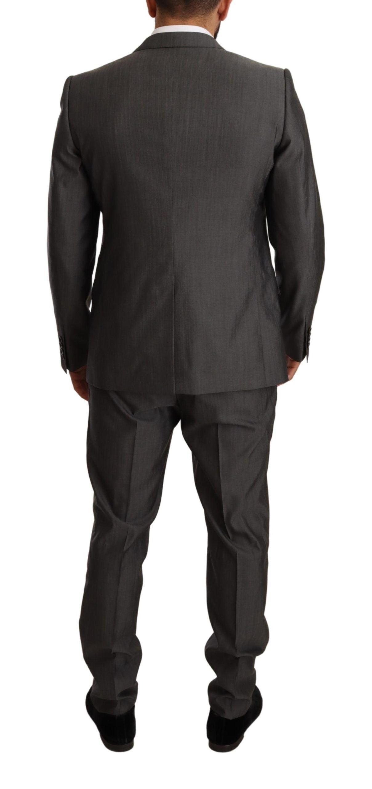 Dolce &amp; Gabbana Elegant Martini slim-fit suit made of wool and silk