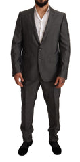 Load image into Gallery viewer, Dolce & Gabbana Elegant Martini slim-fit suit made of wool and silk
