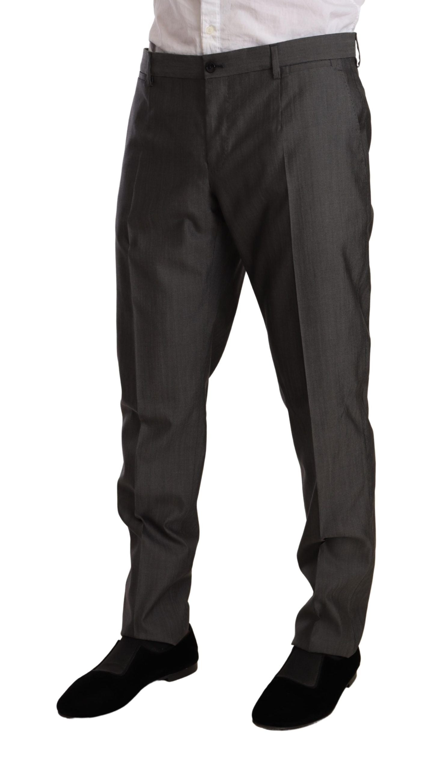 Dolce &amp; Gabbana Elegant Martini slim-fit suit made of wool and silk