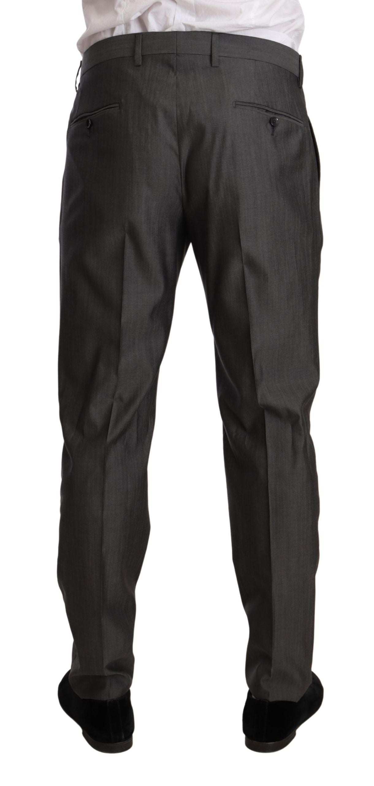 Dolce &amp; Gabbana Elegant Martini slim-fit suit made of wool and silk