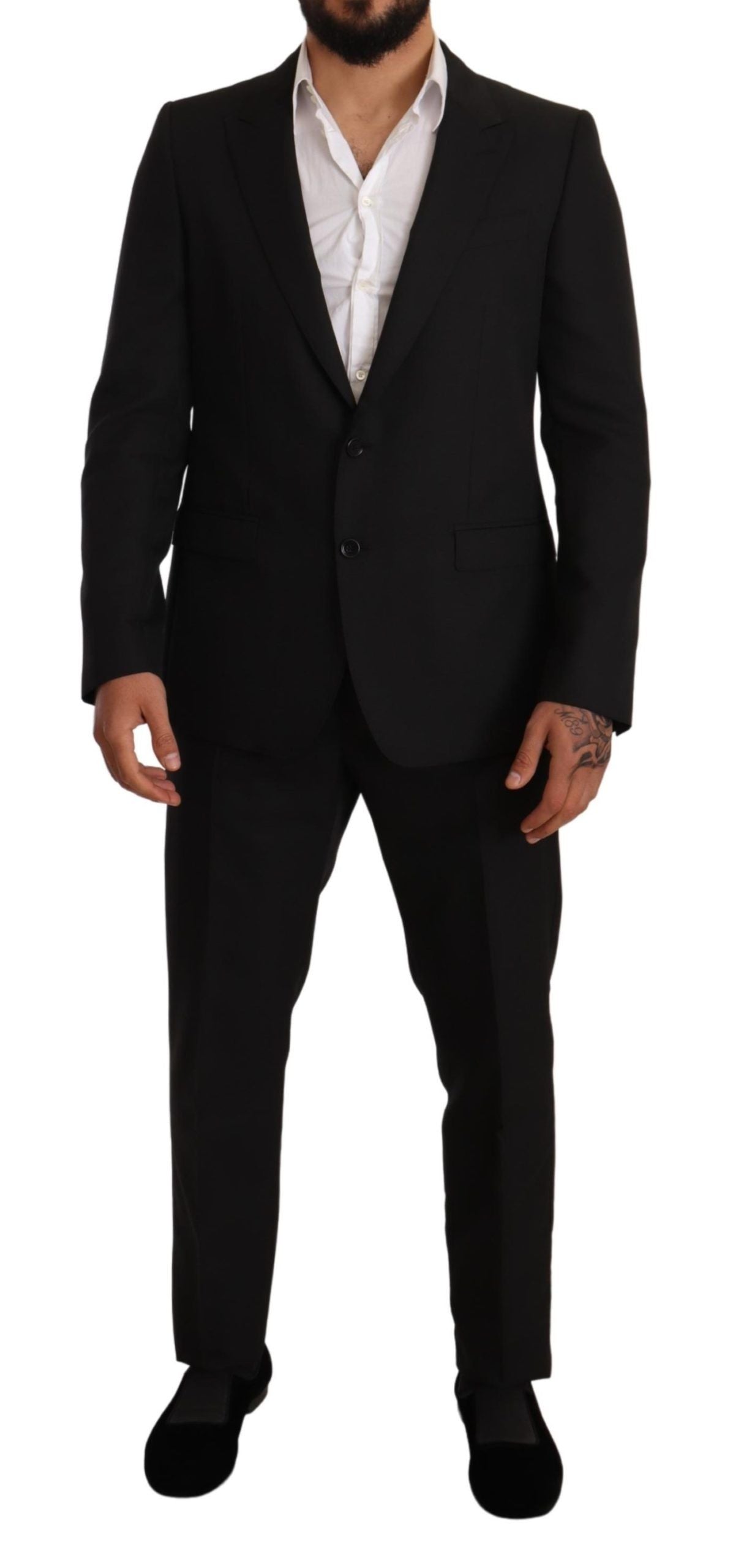 Dolce &amp; Gabbana Elegant Martini slim fit two-piece suit