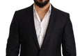 Load image into Gallery viewer, Dolce & Gabbana Elegant slim fit jacquard suit in blue
