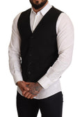 Load image into Gallery viewer, Dolce & Gabbana Elegant black waistcoat for formal occasions
