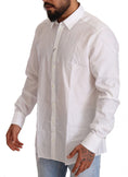 Load image into Gallery viewer, Dolce & Gabbana White Cotton Martini Fit Shirt
