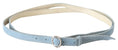 Load image into Gallery viewer, Costume National Chic Sky Blue Leather Belt - Buckle up in style
