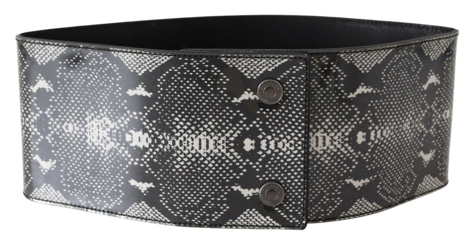 Ermanno Scervino Classic leather belt with snakeskin motif