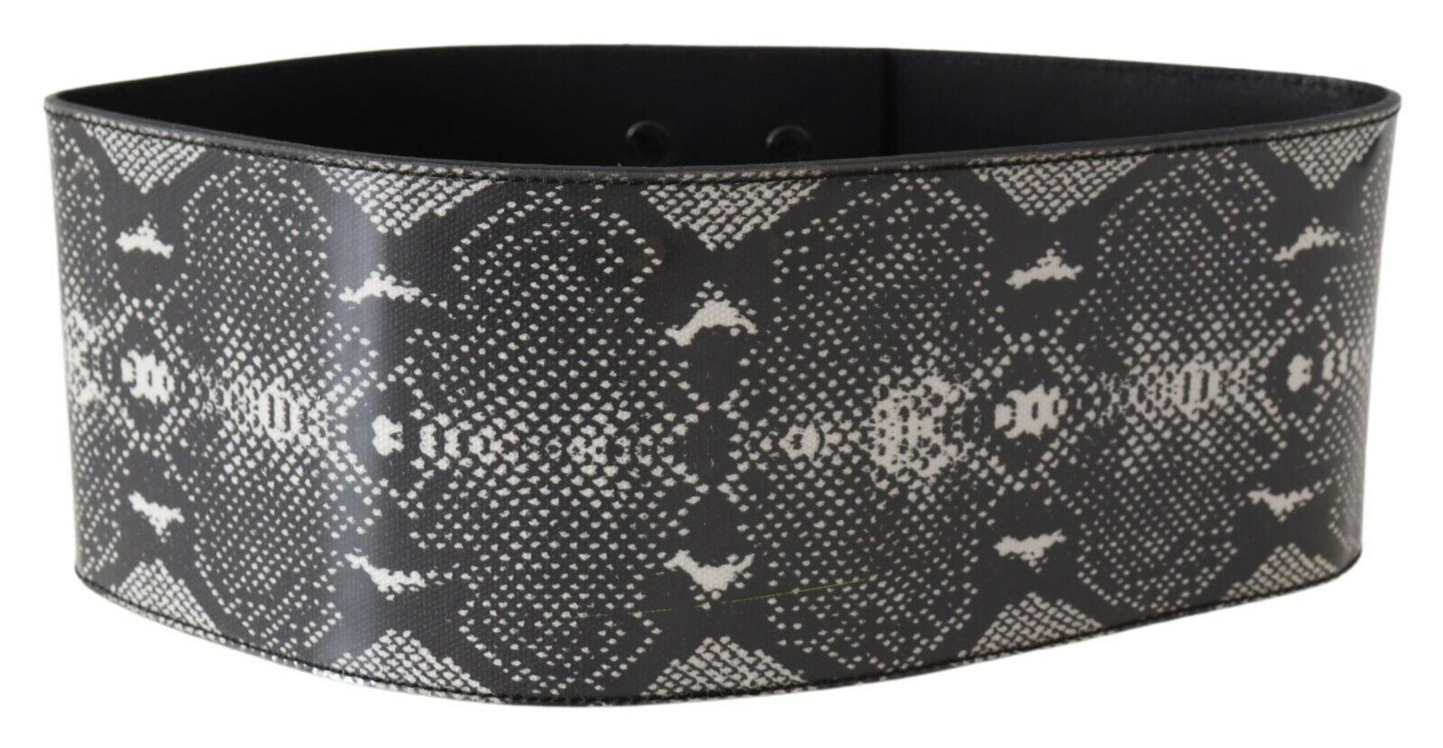 Ermanno Scervino Classic leather belt with snakeskin motif