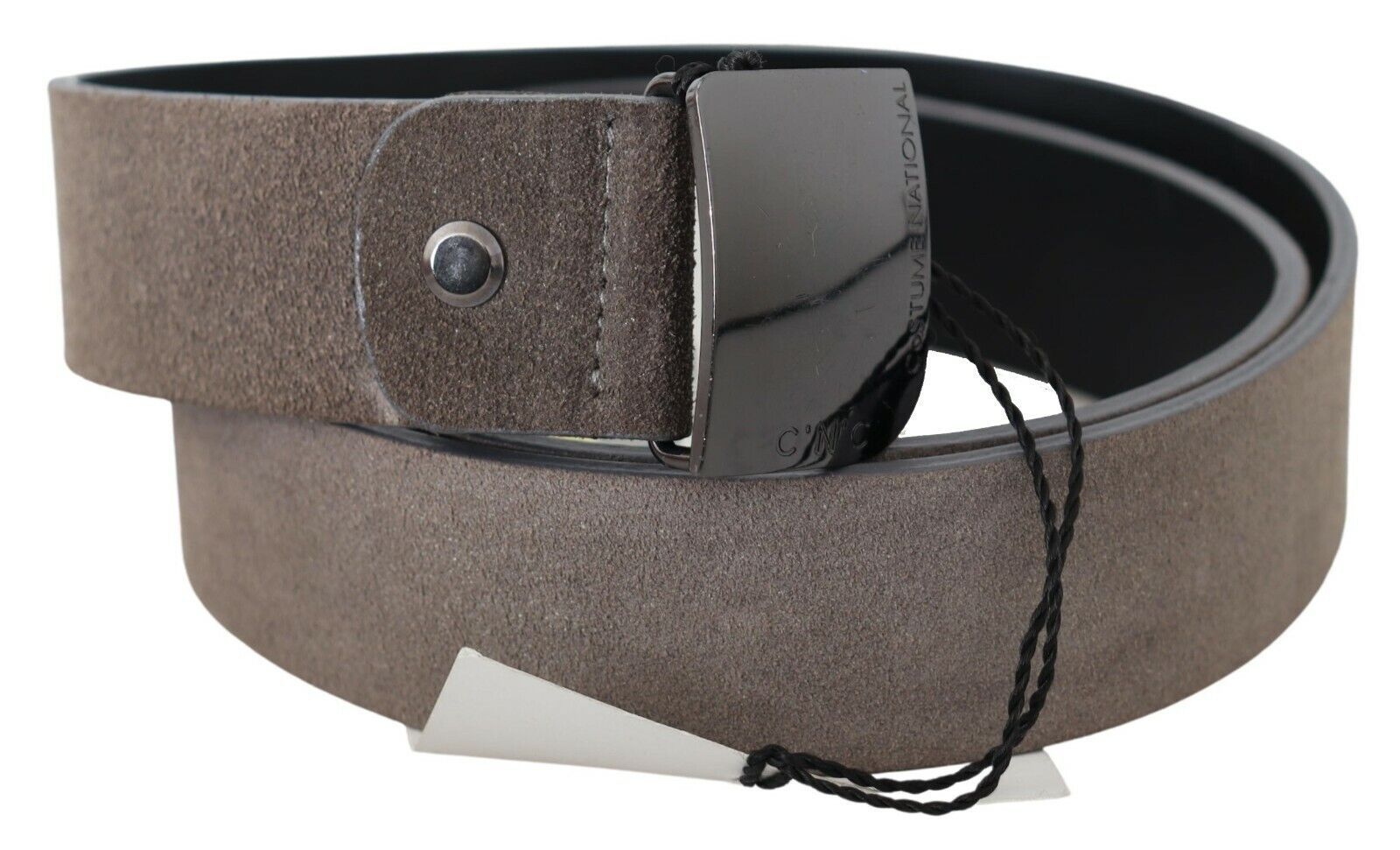 Costume National Classic Brown Adjustable Leather Belt