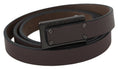 Load image into Gallery viewer, Costume National Elegant brown leather belt for fashion
