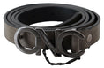 Load image into Gallery viewer, Costume National Elegant dark brown leather belt
