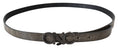 Load image into Gallery viewer, Costume National Elegant dark brown leather belt
