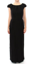 Load image into Gallery viewer, Dolce & Gabbana Elegant silk evening dress with short sleeves
