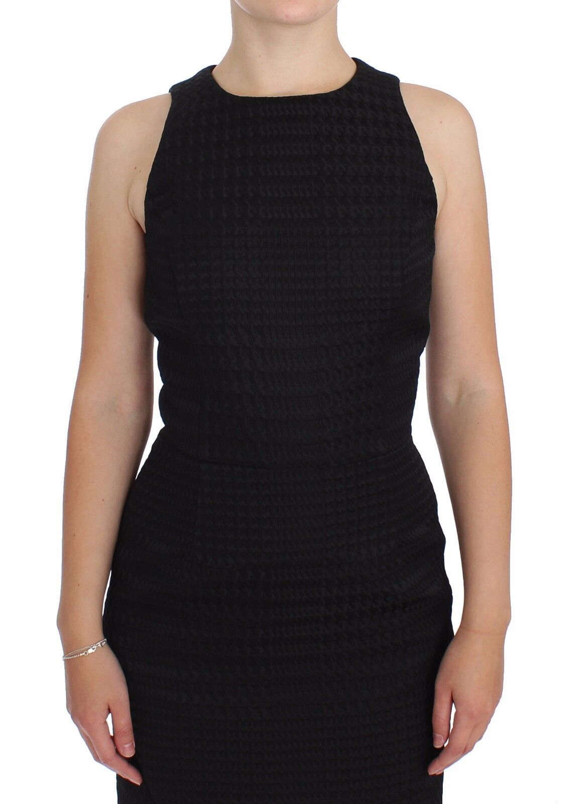 DAIZY SHELY Elegant black sheath dress for formal occasions