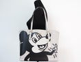 Bild in Galerie-Betrachter laden, COACH (C6978) Mickey Mouse X Keith Haring Mollie Große Leder-Umhängetasche
