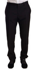 Load image into Gallery viewer, Dolce & Gabbana Elegant black skinny tuxedo trousers
