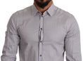 Load image into Gallery viewer, Dolce & Gabbana Elegant slim fit shirt made of striped cotton
