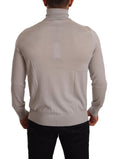 Load image into Gallery viewer, Dolce & Gabbana Elegant light blue cashmere turtleneck sweater
