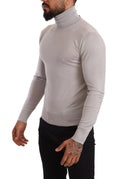 Load image into Gallery viewer, Dolce & Gabbana Elegant turtleneck sweater made from a cashmere-silk blend
