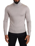 Load image into Gallery viewer, Dolce & Gabbana Elegant turtleneck sweater made from a cashmere-silk blend
