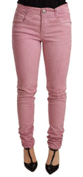 Load image into Gallery viewer, Eight Elegant Slim Fit Pink Denim Jeans
