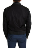 Load image into Gallery viewer, Dolce & Gabbana Elegant black bomber with leather applications
