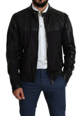 Load image into Gallery viewer, Dolce & Gabbana Elegant black bomber with leather applications
