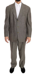 Load image into Gallery viewer, Fendi Elegant light brown men's suit made of wool
