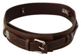 Load image into Gallery viewer, Costume National Elegant brown leather belt for fashion
