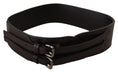 Load image into Gallery viewer, Costume National Elegant leather belt with double buckle
