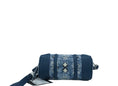 Bild in Galerie-Betrachter laden, MCM Boston Mini Blue Vintage Jacquard Logo Fabric Satchel Crossbody Handtasche
