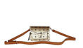 Load image into Gallery viewer, MCM Signature Berlin Gold Diamond Logo Leather Mini Flap Lock Crossbody Handbag
