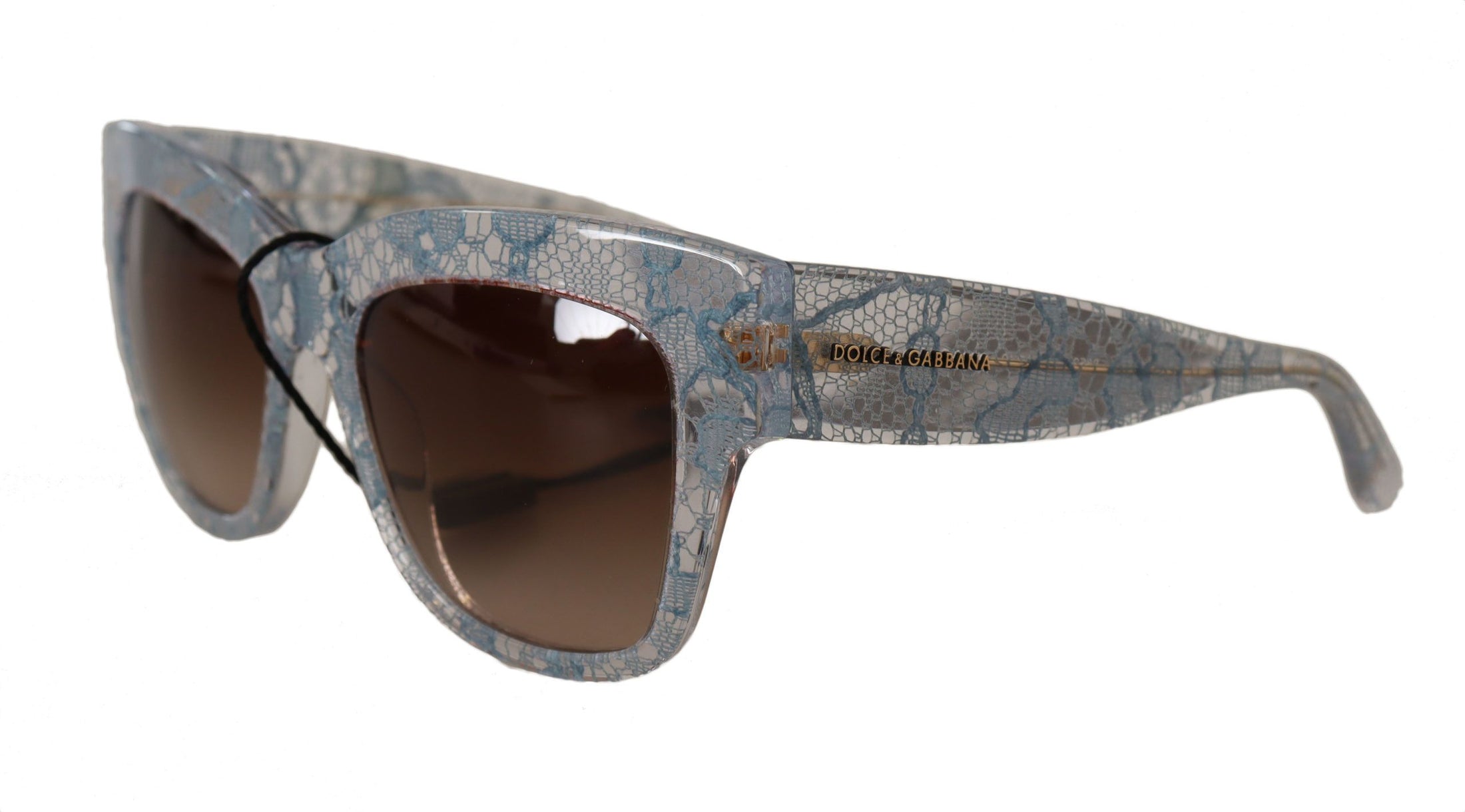 Dolce & Gabbana Elegante Sizilianische Spitze Damen-Sonnenbrille