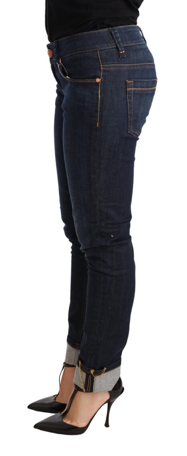 Acht Schicke Skinny Denim mit niedriger Taille