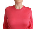 Load image into Gallery viewer, Dolce & Gabbana Elegant pink silk crew neck sweater
