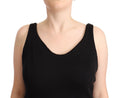 Load image into Gallery viewer, Ermanno Scervino Chic sleeveless designer tank top in black
