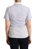 Load image into Gallery viewer, AGLINI Chic light blue polo shirt made of polished cotton
