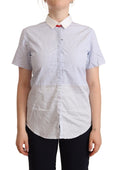 Load image into Gallery viewer, AGLINI Chic light blue polo shirt made of polished cotton
