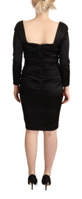 Load image into Gallery viewer, Roberto Cavalli Elegant black sheath dress with sweetheart
