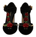 Load image into Gallery viewer, Dolce & Gabbana Elegante Mary Jane Pumps mit T-Riemen aus Samt
