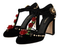 Load image into Gallery viewer, Dolce & Gabbana Elegante Mary Jane Pumps mit T-Riemen aus Samt
